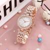 Trend fashion watch two-piece set pcs women's watch full diamond shell surface diamond bracelet women's watch