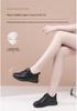 Red Dragonfly Women's Spring Leather Casual Sports Shoes - Genuine Leather, Soft Sole, Waterproof Little White Shoes