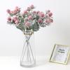 Simulation flower 6 heads celery simulation green plant home wedding soft decoration green plant flocking decoration