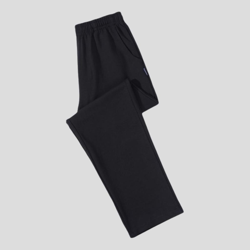 Kinder-verdickte Marineblau, Schwarz und Grau Sporthosen mit Bündchen - Unisex Schuluniform für Jungen und Mädchen (Frühling Herbst)