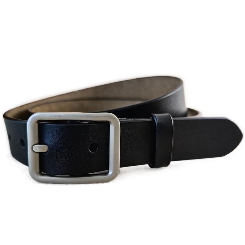 Vintage Leather Waist Belt For Women With Durable Alloy Closure