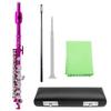 SLADE 16 Holes Piccolo C Key Multicolor Silver White Copper Blow Pipe Professional Woodwind Instrument with Accessories