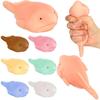 Kreative Blobfisch-Figuren Fidget Ausdruck Spaßvogel Fisch Statue Dehnbares Quetsch-Tierfigur Niedliche Sensorische Heimdekoration