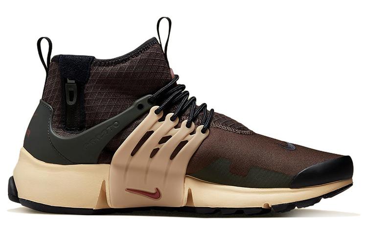Nike Air Presto Mid Utility Baroque Brown Sesame Sequoia Canyon Rust DC8751-200