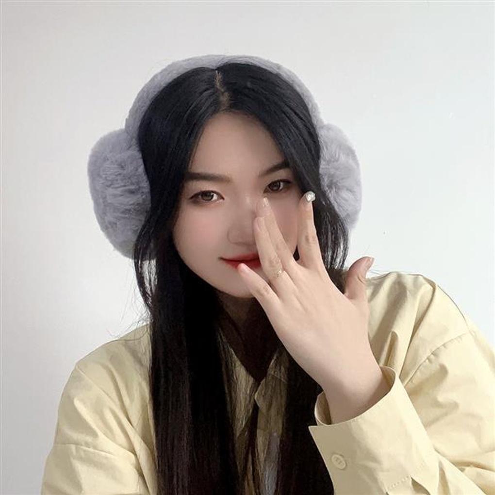 Macaron Winter Earmuffs (Gray)