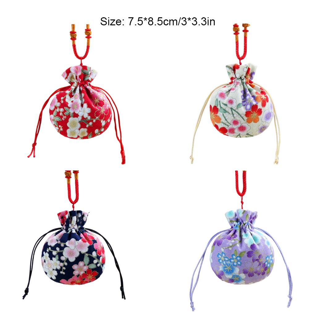 Drawstring Sachet Bag Chinese Style Neck Hanging Fragrance Bags with Tassel Pouch Gifts Packaging Party Favor Jewellery