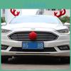 Festive Christmas Car Roof Decoration With Unique Deer Antlers Pvc And Cloth Material
