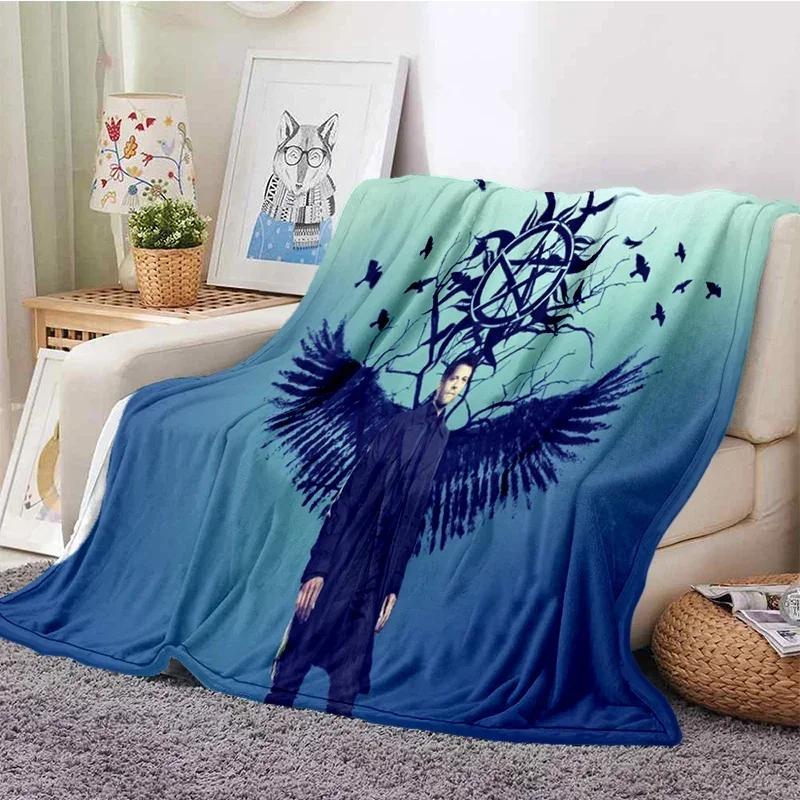 3D Print supernatural Blanket Soft Sofa Cover Throw Blanket Fleece Tapestry Lightweight Warm Bed Blankets for Bedroom Couch