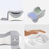 Breathable Orthopedic Thigh and Knee Rest Support Ergonomic Leg Pillow Post Surgical Recovery Cushion for Side Sleeper