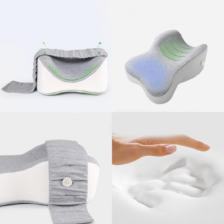 Breathable Orthopedic Thigh and Knee Rest Support Ergonomic Leg Pillow Post Surgical Recovery Cushion for Side Sleeper