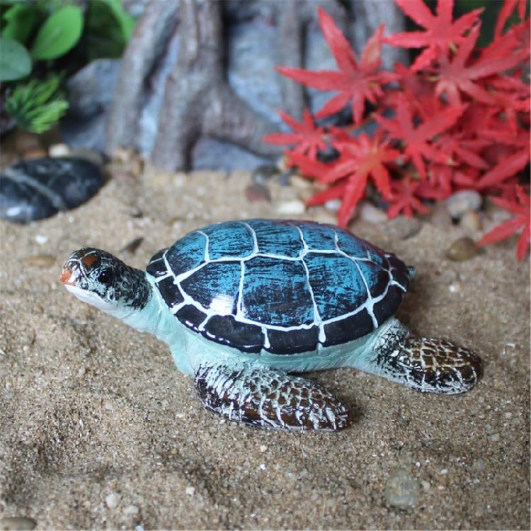 Resin Beach Sea Turtles Miniature Figurine Garden Decoration Fairy Garden