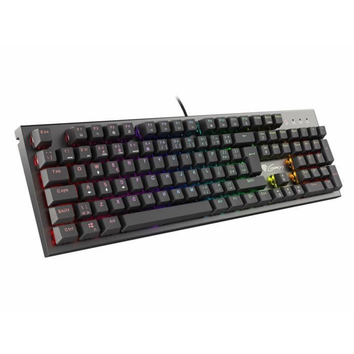 Clavier de jeu - GENESIS - NKG-1818 - Mécanique - QWERTY portugais - Rétroéclairé RGB