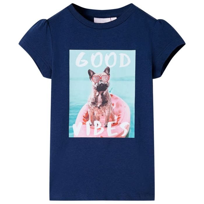 Navy Blue T-shirt for Children 92/104/116/128/140