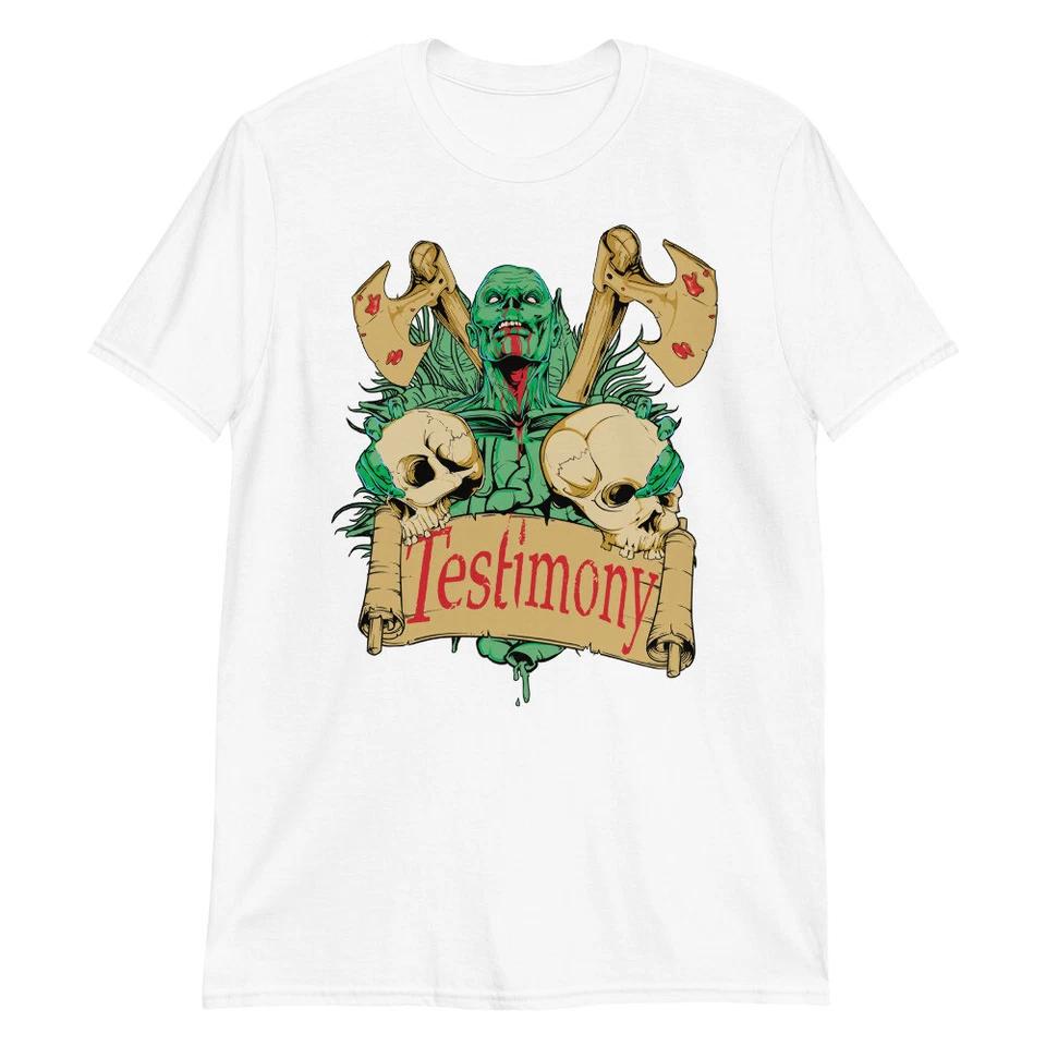 Gothic Skull Unisex T-Shirt Punk Biker Heavy Metal Grunge Monster M