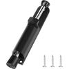 Fermaporta a Pavimento 200 x 28 mm Fermaporta da Esterno Nero Fermaporta per Porta d'Ingresso con Blocco Supporto per Porta a Molla con Azionamento a Piede Blocco per Cancello