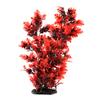 Plastic Vivid Artificial Water Plant Ornament for Aquarium Underwater Fish Tank Garden Red