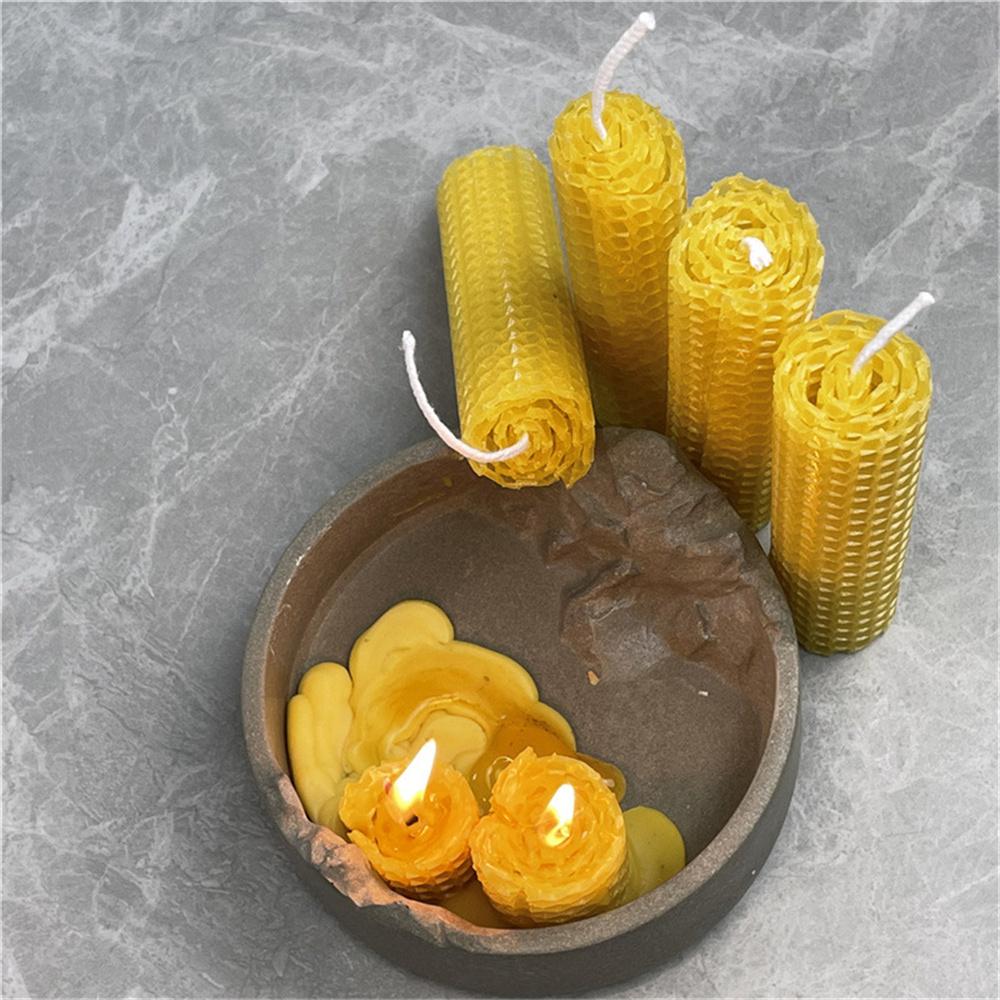Kit de 12 Láminas Finas de Cera de Abeja Set para Velas Hechas a Mano con Panal de Abeja DIY Actividades Manuales Familiares Decoración para Cena a la Luz de Velas