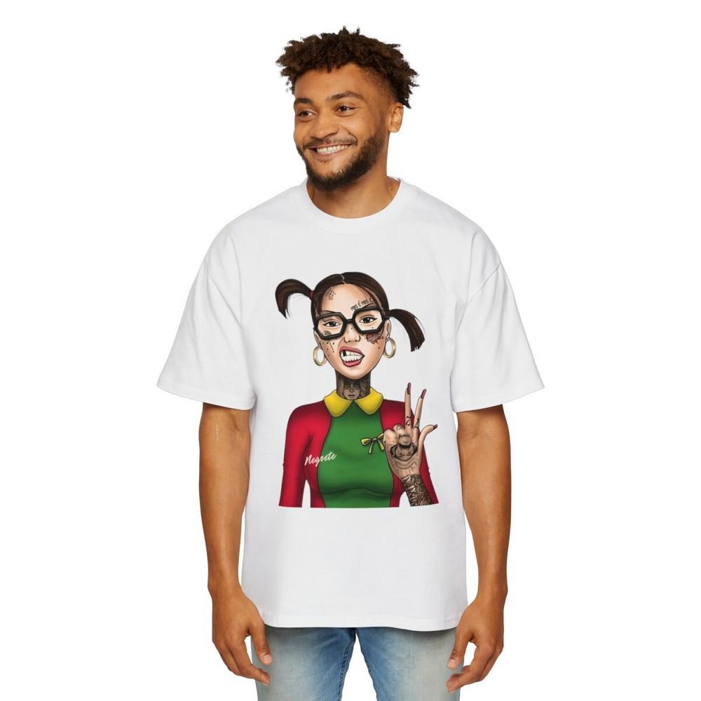 

Chiquinha Vida louca Oversized havy Tee Unisex T-Shirt XL