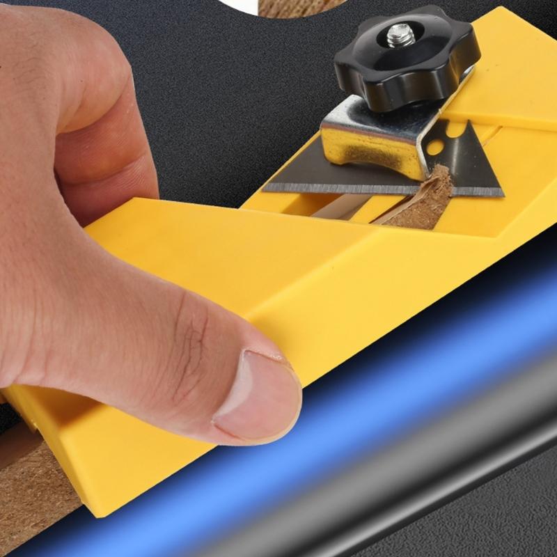 Pialla Manuale Portatile Leggera per Legno, Strumento per Smussare Bordi e Rifilare, Adatta per Taglio Cartongesso e Lavorazione del Legno