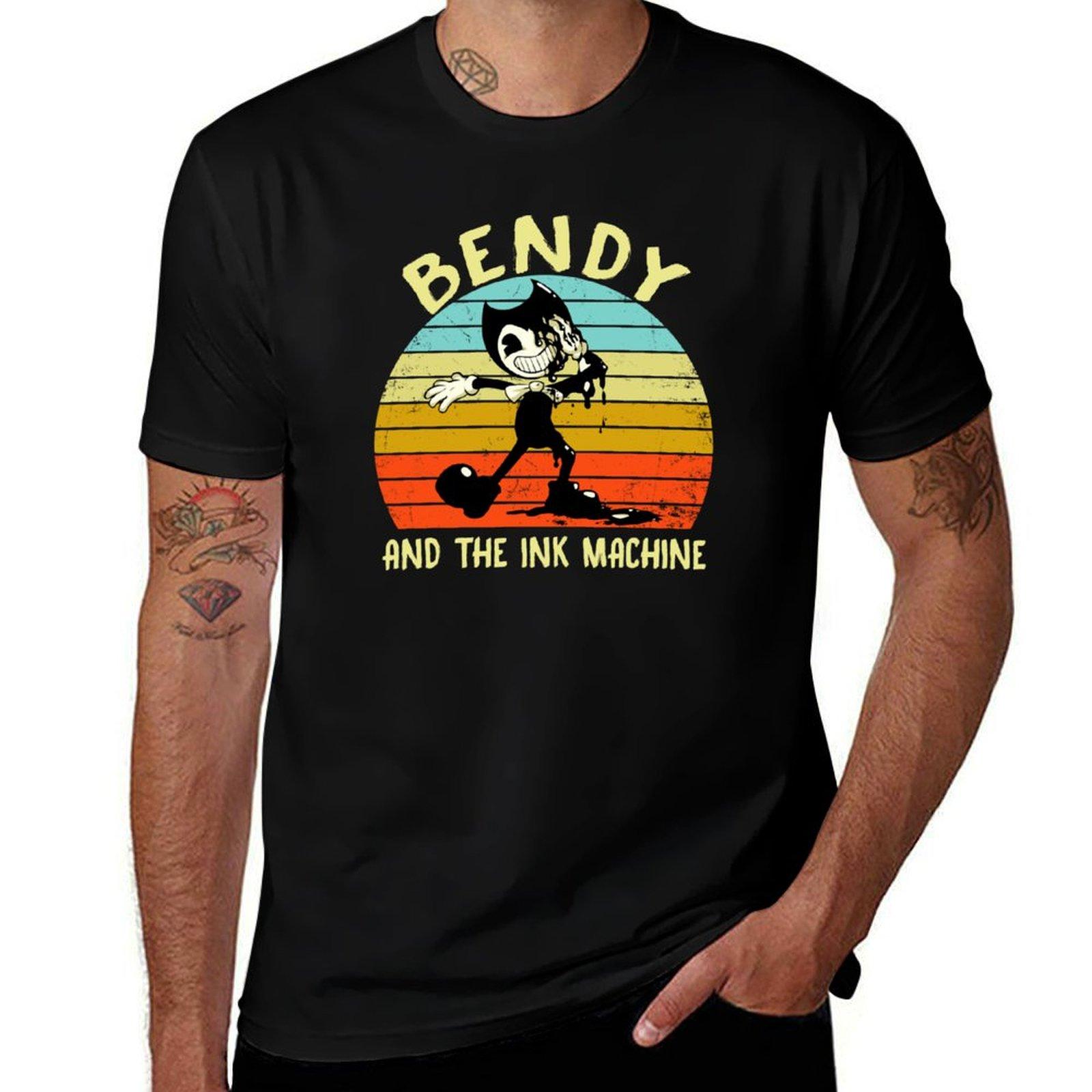 

Bendy And The Ink Machine 6 T-Shirt valentines clothes graphic shirts customizeds plus size tops outfits for men 4XL