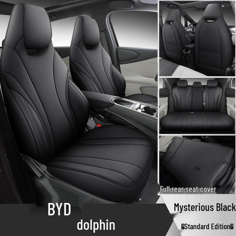 BYD Dolphin Car Seat Cover - Full Wrap, Leather, All-Season Universal Fit