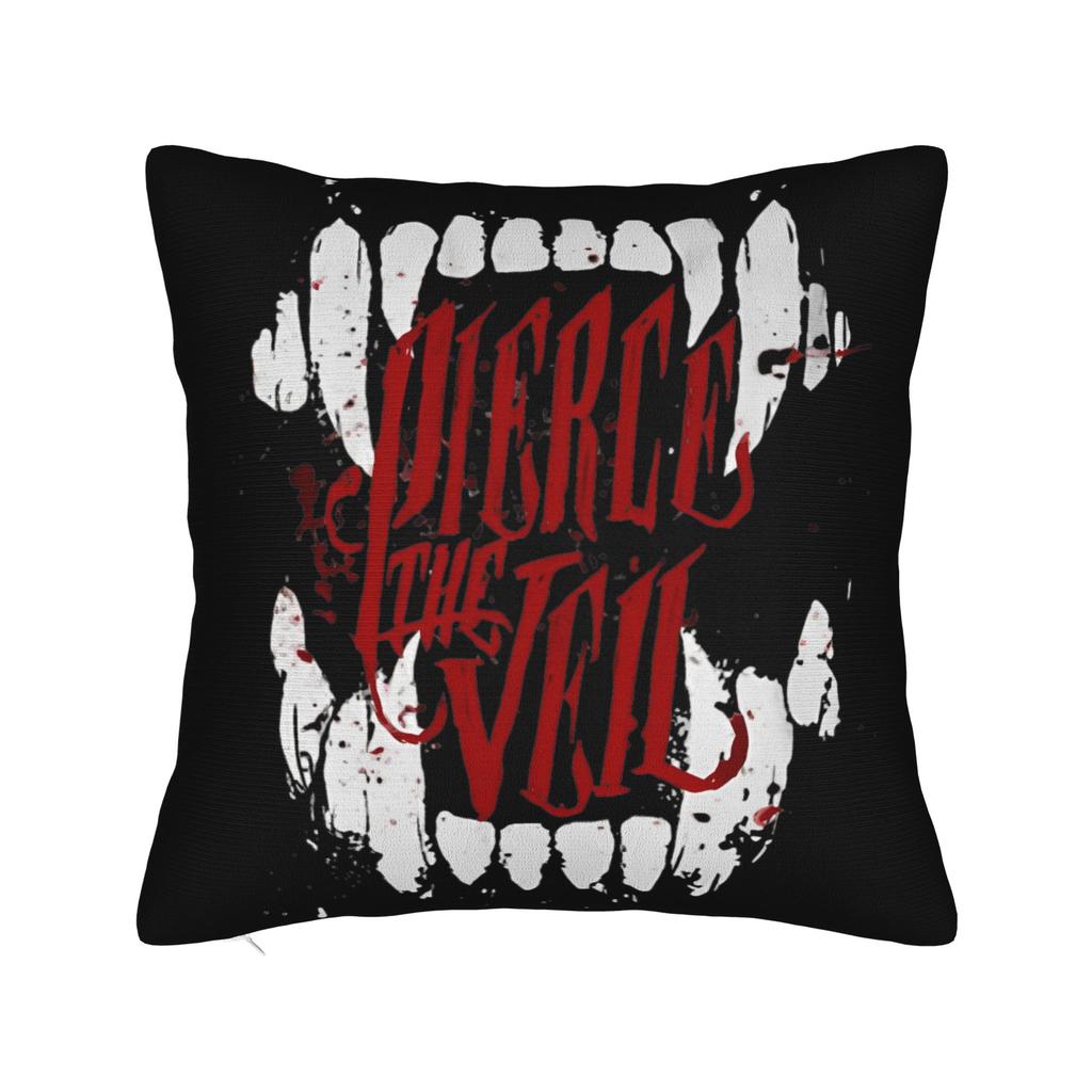 Home Decoration Punk Pierce the Veil Band Selfish Machines Pillowcase Accessories Metal Rock  Pillow Cover Square Multi Size