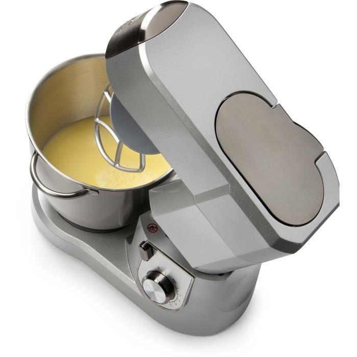 Robot de Cuisine Pro - DOMO - DO9079KR - 1500 W - 6,7 L - Vitesse variable + Pulse - Gris