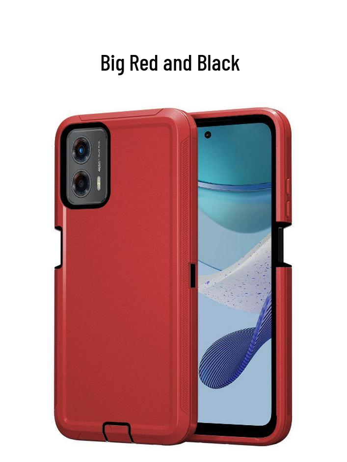 Moto G Power 5G 2024 Drop-Proof Protective Case, Three-in-One Design, Cross-Border Compatible.