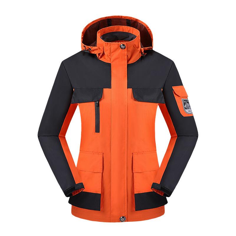 Couple Punching Jacket Autumn Thin Section Outdoor Pilot Hooded Jacket Mountaineering Jacket
