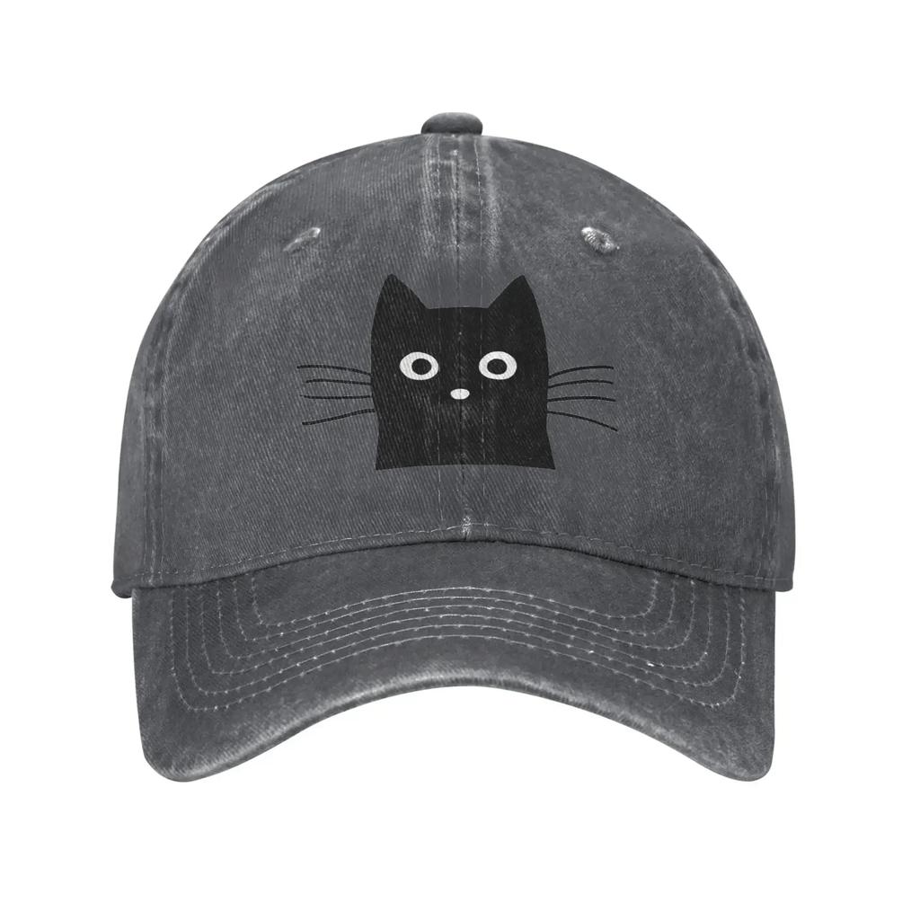 Baseball Cap Certified Cat Lover Summer Casual Trucker Hat Black Cat Face Unisex Women Outdoor Sports High Quality Baseball Caps