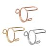 10 Pack Fingertip Nail Art Rings Adjustable Nail Rings Accessory Jewelry Open Nail Rings Copper Material for Nail Art