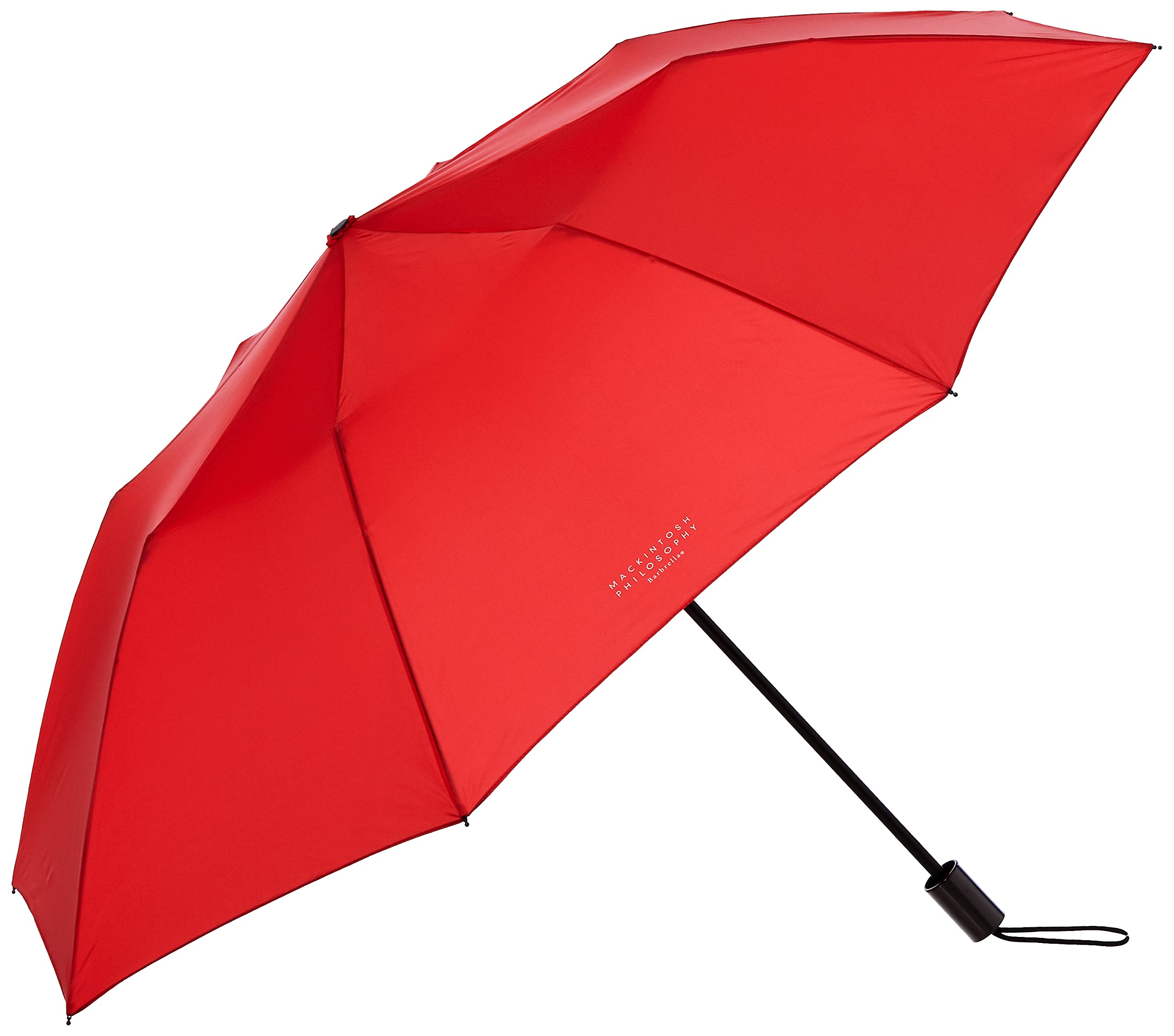 

Plain Barbrella Umbrella Easy Folding Folding Umbrella Lightweight Gift Men Women Red Rib 55cm [Macintosh Philosophy] 10683-01 21-431-10683-01-33-55