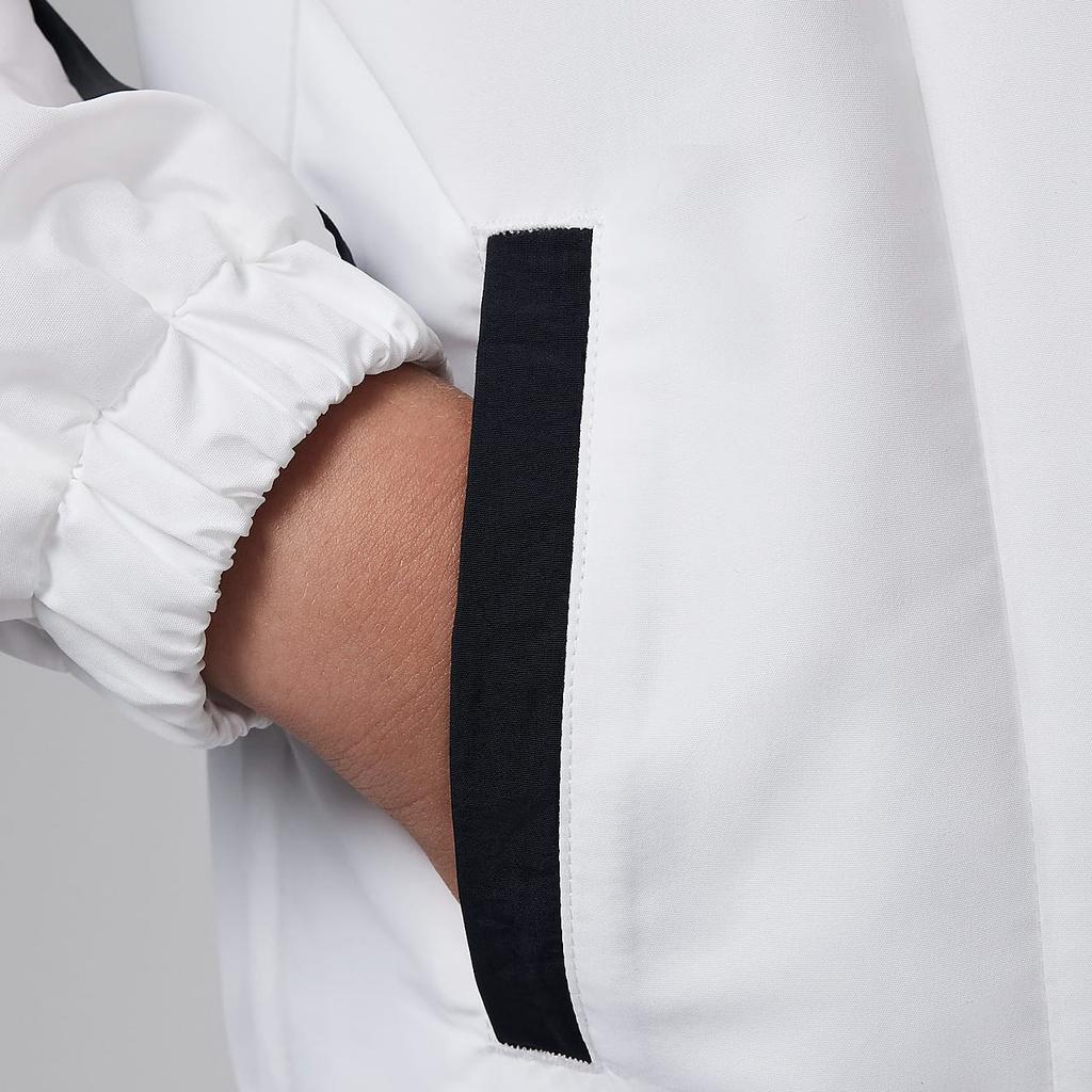 Jordan Jacket Retro Logo Design Kids Jackets Black HQ7078-010