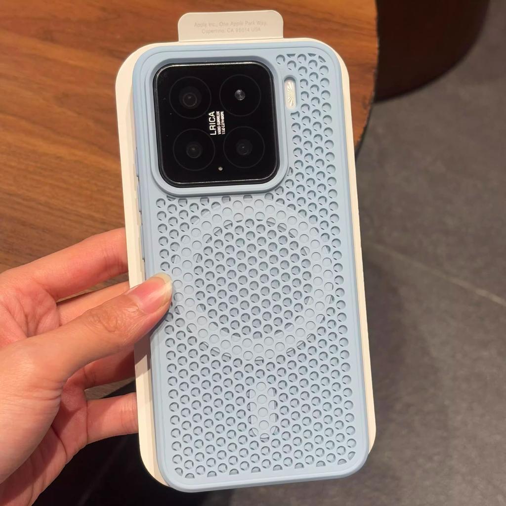 Applicable To Xiaomi 11PROMAX Honeycomb Heat Dissipation Breathable Magnetic Mobile Phone Case Redmi K11 Matte Turbo1MAX Soft