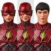 Medicom Toy MAFEX Nr. 243 FLASH Zack Snyders Justice League Version. Ca. 160 mm hohe, nicht maßstabsgetreue, bemalte Actionfigur