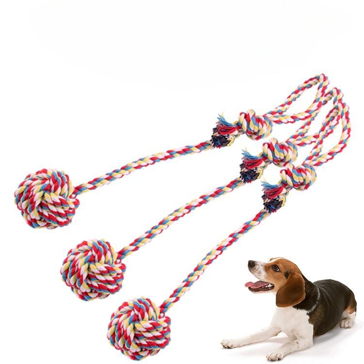 Suitable for Large and Medium-sized Aggressive Dog Rope Toysalmost Indestructibledog Ropechew Toyspure Cotton Ropetoyssoft and Sturdycleaningmaterials