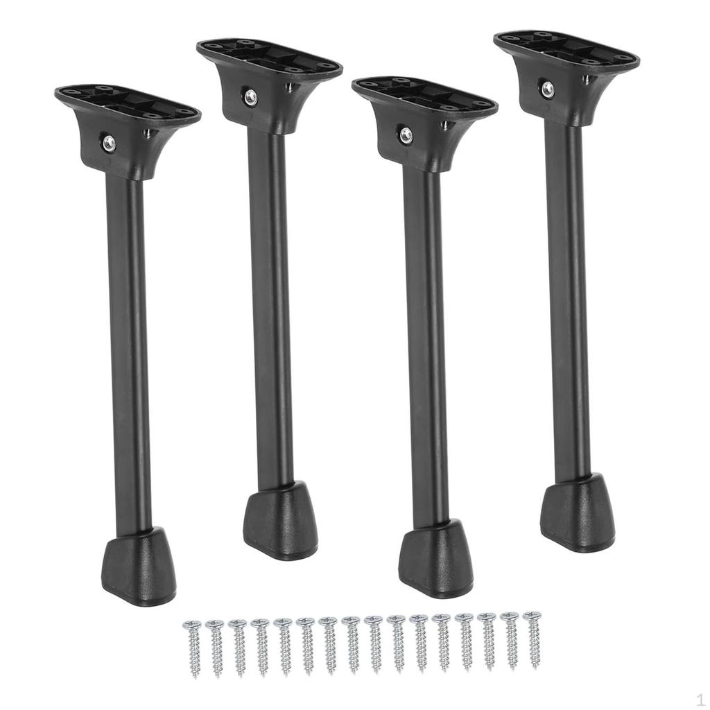 4 Pieces Folding Table Legs Bed Laptop Desk Feet Furniture Accessories DIY