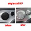 For Mercedes Benz E Class Coupe C238 W238 2017 2018     Front Rear Door Audio Speaker Cover Trim Car Accessories