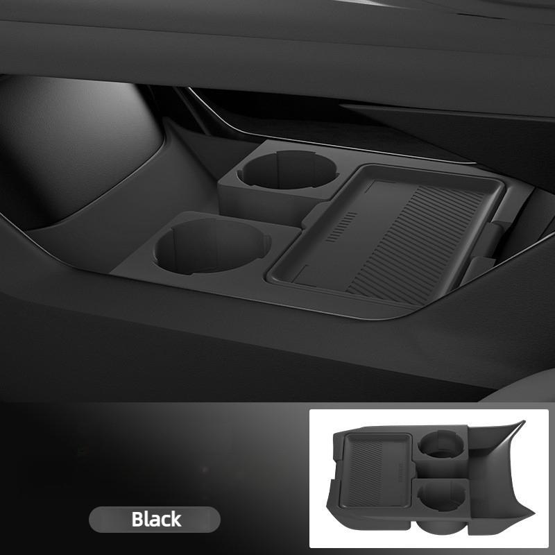 Fit for Deepal S07 2023-2026 Central Console Lower Storage Box Silicone Organizer Tray Stowing Tidying Car Interior Accessories