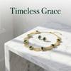 Retro Necklace Earrings Set Gold-Tone Statement Jewelry Set Gemstone Necklace Set  Online Popular