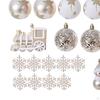 Ball Ornaments Decorative Shatterproof DIY Tree Decorations for Holiday, , Festive Photo Prop