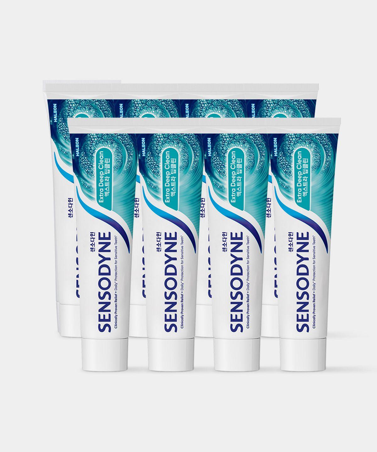 Sensodyne Extra Deep Clean Sensitive Toothpaste 120g x 8