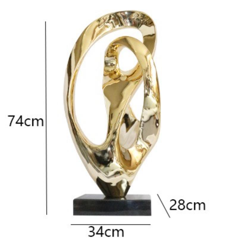Modern Figurines Luxury Statues Interior Large Aesthetic Creative Miniatures Living Room Art Resin Retro Decoration Accessories