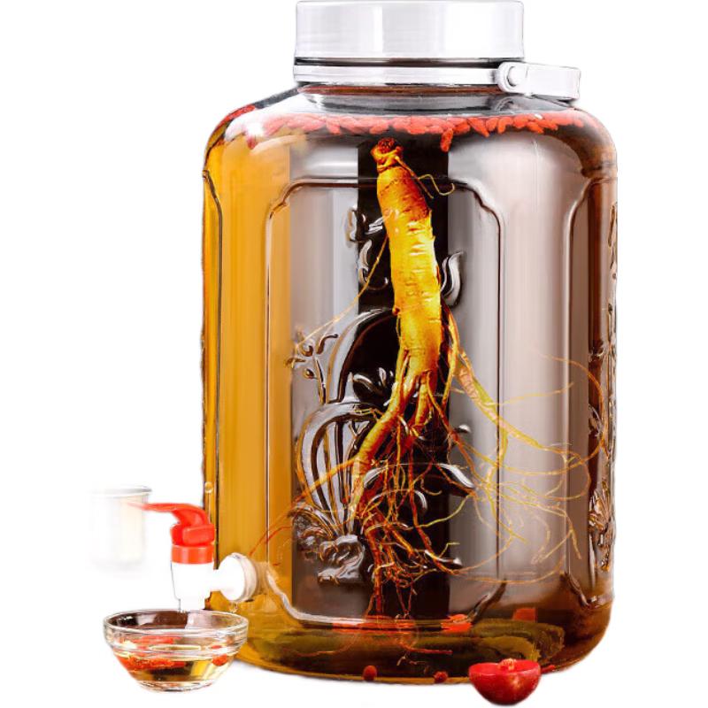 Baijie Sealed Glass Fermentation & Storage Jar 20 Jin