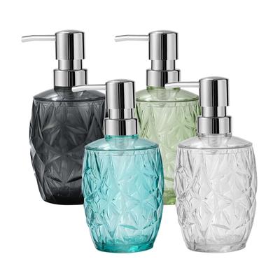 Refillable Soap Dispenser Lotion Container Sturdy Premium Manual Liquid Pump for Countertop Kitchen Home