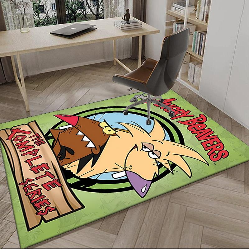 Angry Beavers Adventure Carpet, Kitchen Rugs, Yoga Mat, Non-Slip Mats, Rug for Bathroom, Living Room bedroom, Camping Rugs Christmas Gift
