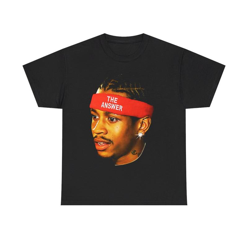 Allen Iverson Retro 90s Style Unisex Graphic T-Shirt XXXL