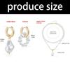 Multilayer Neck Chain Beads Necklace Adjustable Chain Necklace Earrings Neck Jewelry Suitable for Women and Girl Present