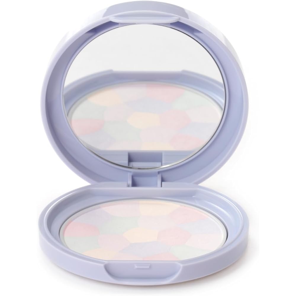 CANMAKE Illuminating Finish Powder ~Abloom~ 01 (Gesteppter Behälter, limitierte Auflage) Hortensiengarten Gesichts Puder, Strahlende Haut, Transparent, Abwaschbar,