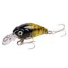 ABS 4.5cm Rocker Fat Minnow Artificial Hard Bait 4g Bionic Lure Plastic Mini Fish Bait with Hooks Saltwater Bass/Trout